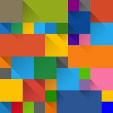 Vector flat design label panels