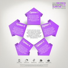 Minimal infographic template N44