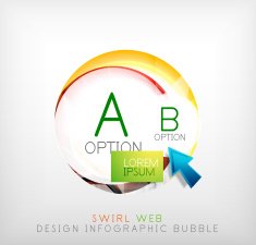 Circle web design bubble N9