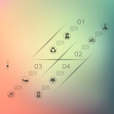 ecology infographic with unfocused background N56