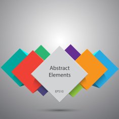 Abstract cubes background EPS10 vector N2