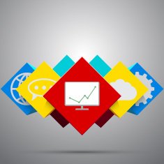 Abstract cubes background EPS10 vector N3