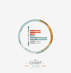 Line graph chart icon N67