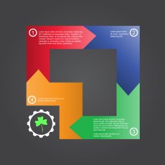 business concept icon presentation with text