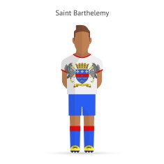 Saint Barthelemy football player Soccer uniform N2