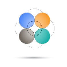 Diagram infographic for business project workflow N44