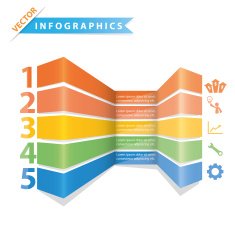 Colorful vector design for workflow layout N31