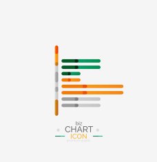 Line graph chart icon N69