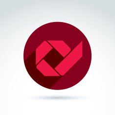 Geometric abstract symbol vector graphic design element icon N10