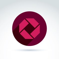 Vector abstract icon symbol N14