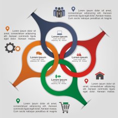 Infographic design template Vector illustration N54