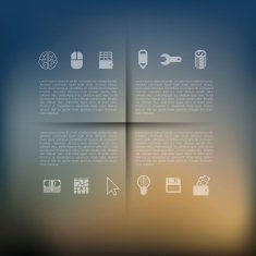 business infographic with unfocused background N246