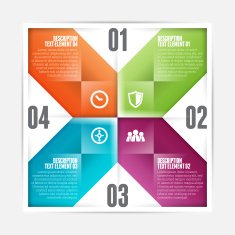 Square Flipped Infographic
