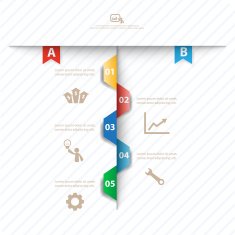 Colorful vector design for workflow layout N35