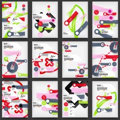 Set of Flyers Brochure Design Templates N5