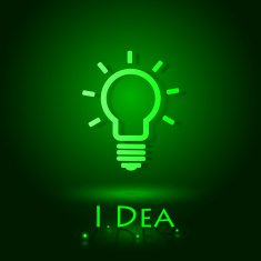 Light bulb idea vector icon N2
