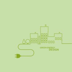 Concept electric circuit city Vector flat design N7