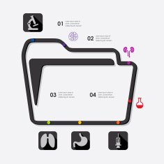 medicine infographic N115