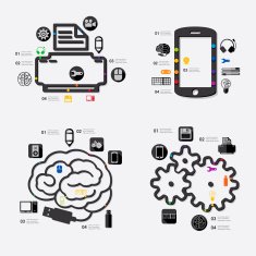 technology infographic N71