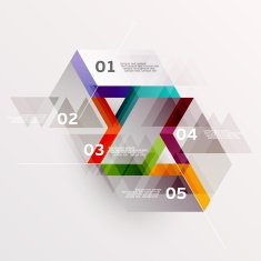 Abstract geometric background N284