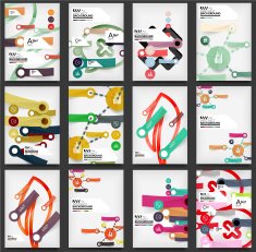 Set of Flyers Brochure Design Templates N9