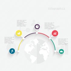 Abstract digital illustration Infographic N26