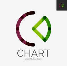 Minimal line design icon chart graph icon N11