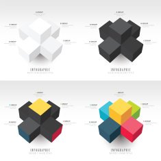 infographic template 4 styles N2