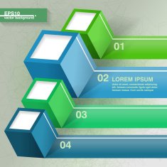 Infographics geometrical abstract background N5