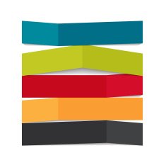 Infographic Origami Templates for Business Vector Illustration N3