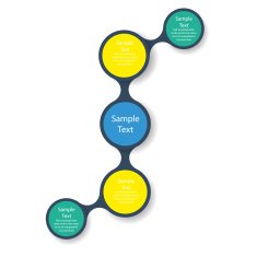 colorful round diagram infographics N15
