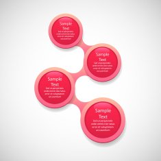 metaball colorful round diagram infographics N145