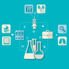 Medical flat infographic N108