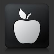 Black Square Button with Apple N5