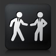 Black Square Button with Networking N5