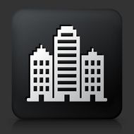 Black Square Button with Buildings N2