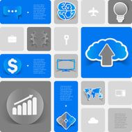 business geometric infographic N40