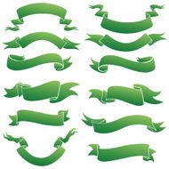 Vector Set of Ribbons for Your Text N6
