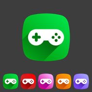 Game joystick flst icon badge N2