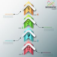 Modern infographics options banner N680