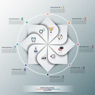 Modern Infographics Process Template N19