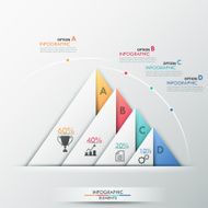Modern infographics options banner N682