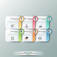 Modern infographics options banner N688