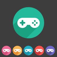 Game joystick flst icon badge N4
