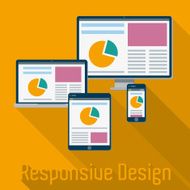 Responsive web design concept N3