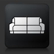 Black Square Button with Sofa