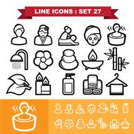 Line icons set 27