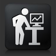 Black Square Button with Viewing Charts