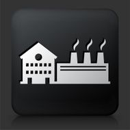 Black Square Button with Factory Icon N9