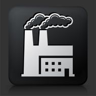 Black Square Button with Factory Icon N10